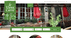 Desktop Screenshot of hotel-vieux-carre.com